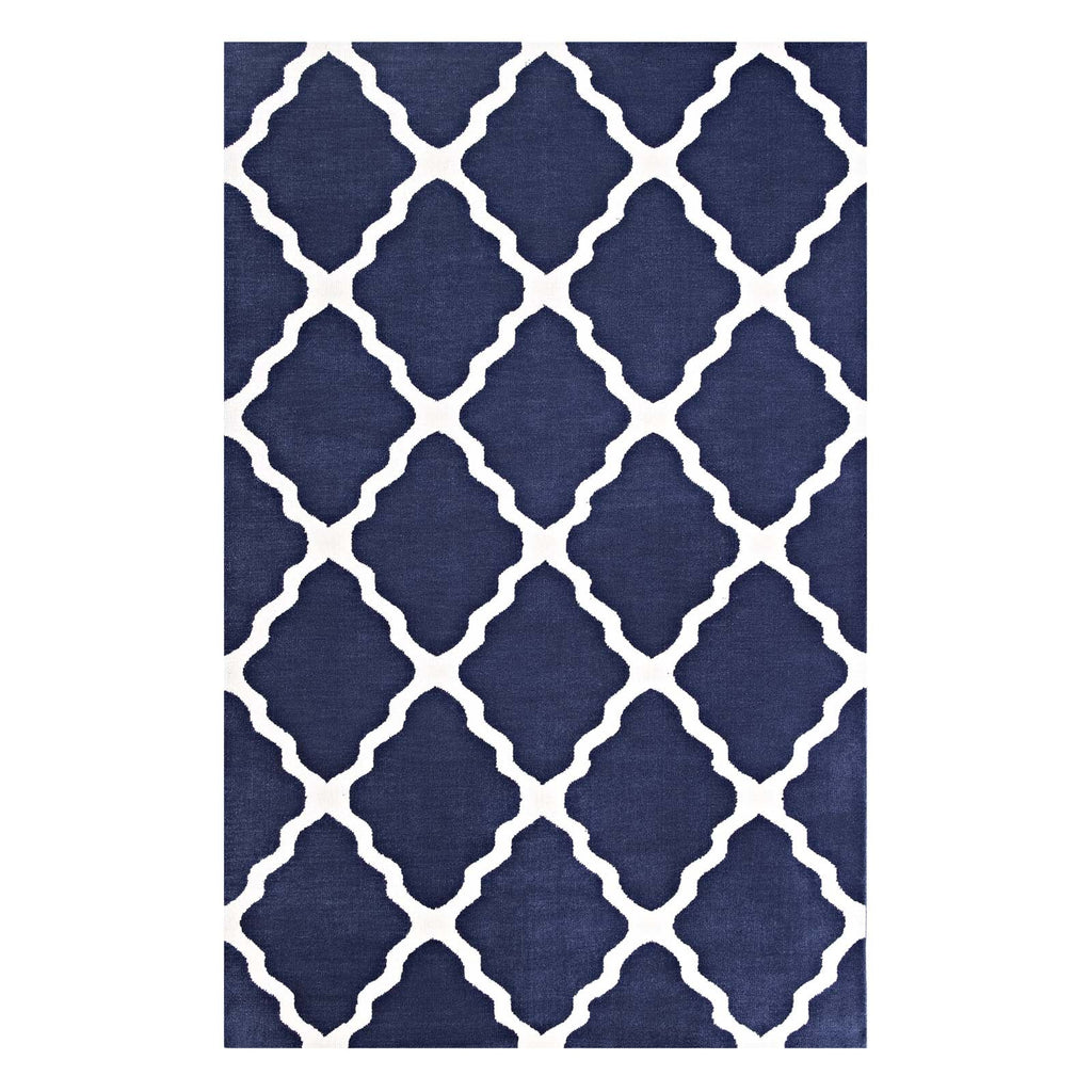 Marja Moroccan Trellis 5x8 Area Rug by Modway