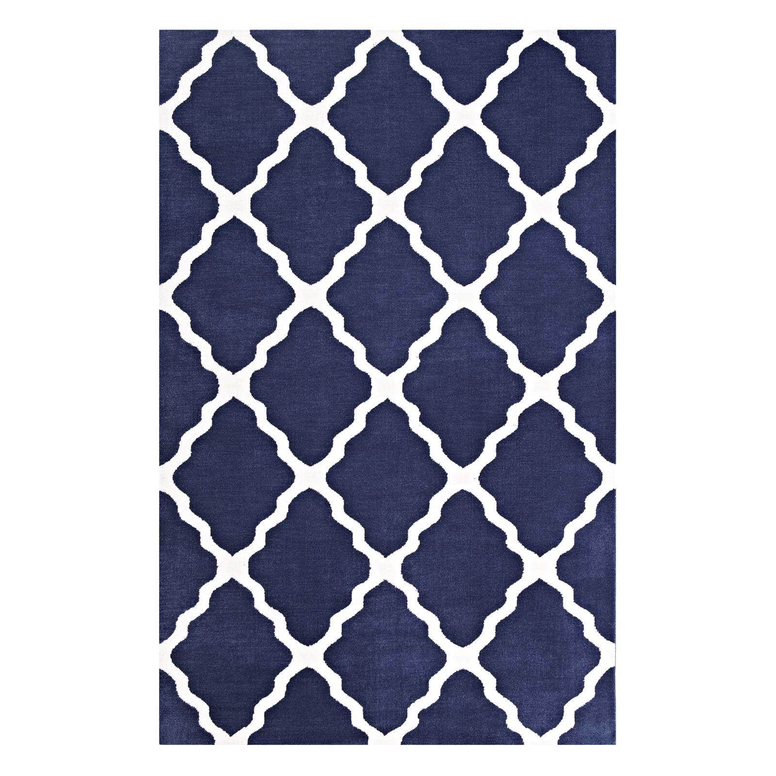Marja Moroccan Trellis 5x8 Area Rug by Modway