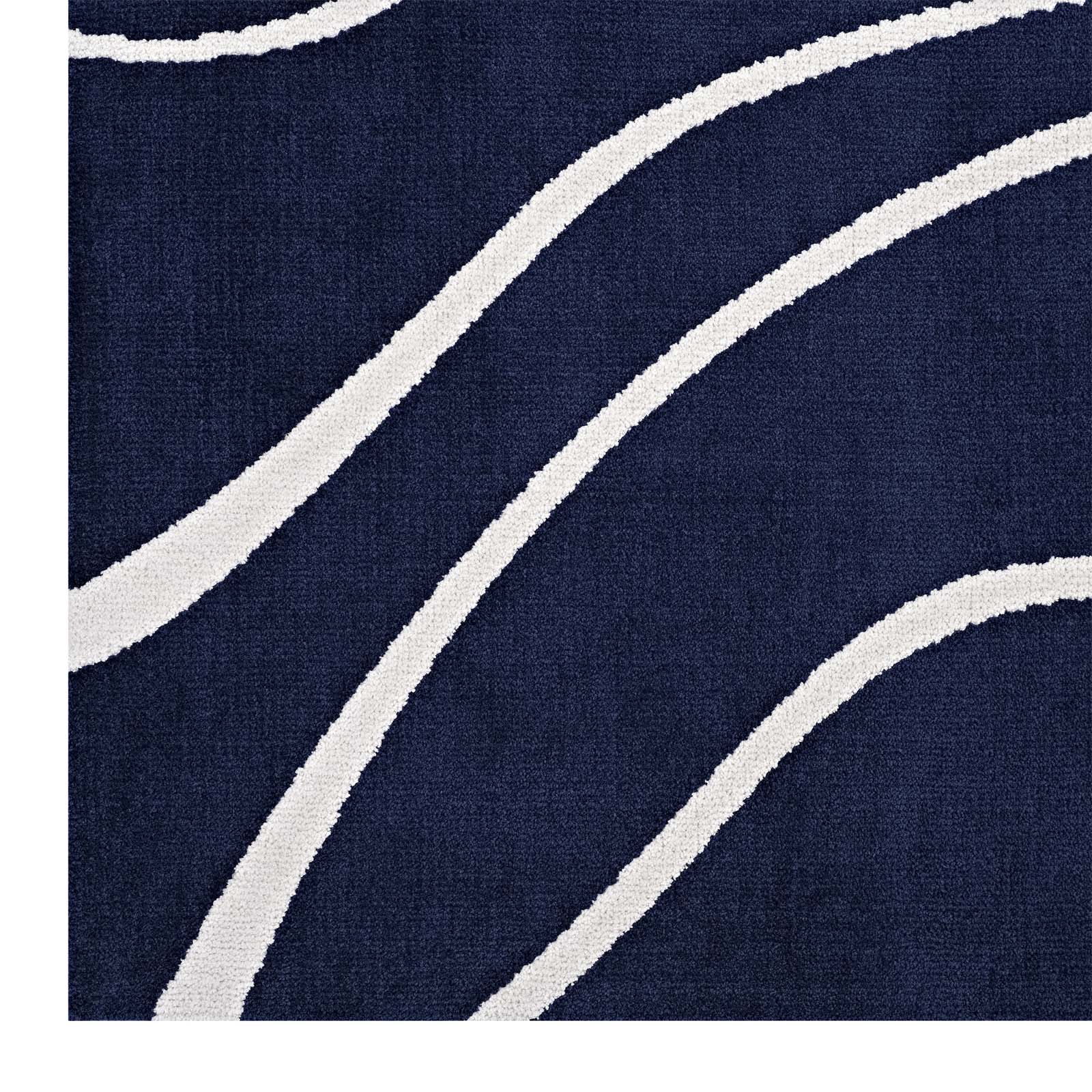 Therese Abstract Swirl 5x8 Area Rug by Modway