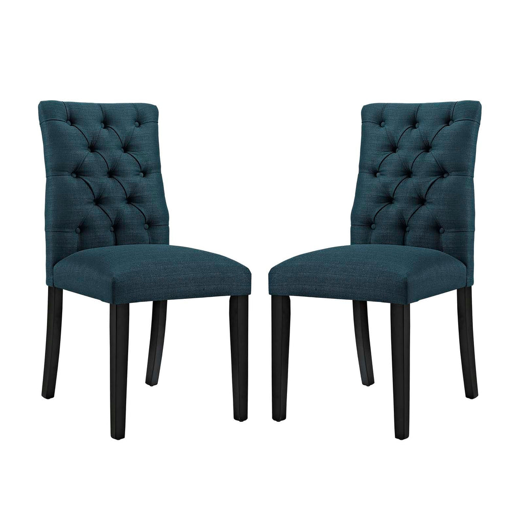 Duchess Fabric Dining Chair Set of 2 by Modway