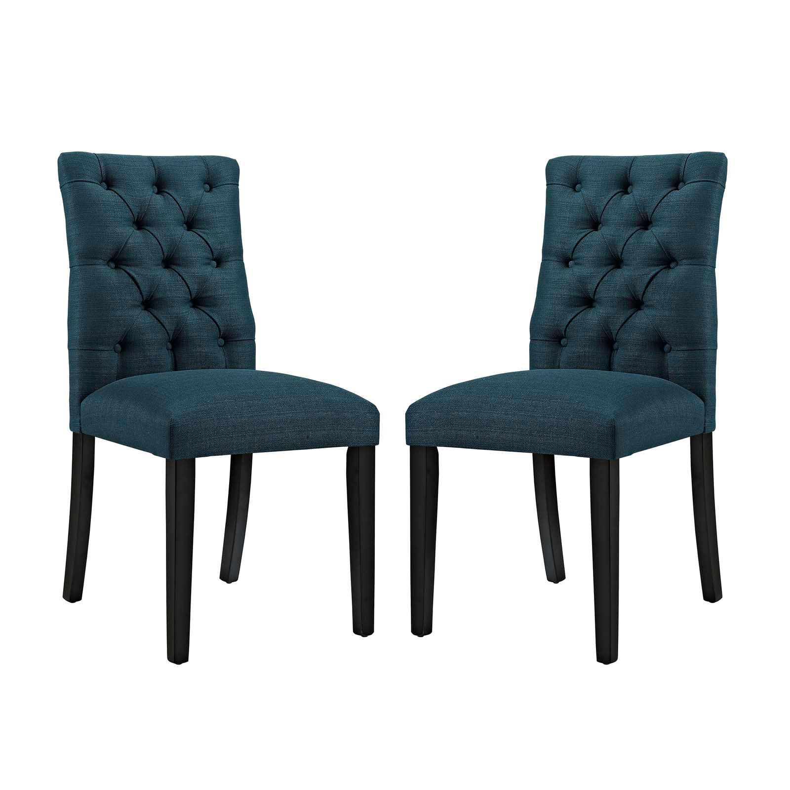 Duchess Fabric Dining Chair Set of 2 by Modway