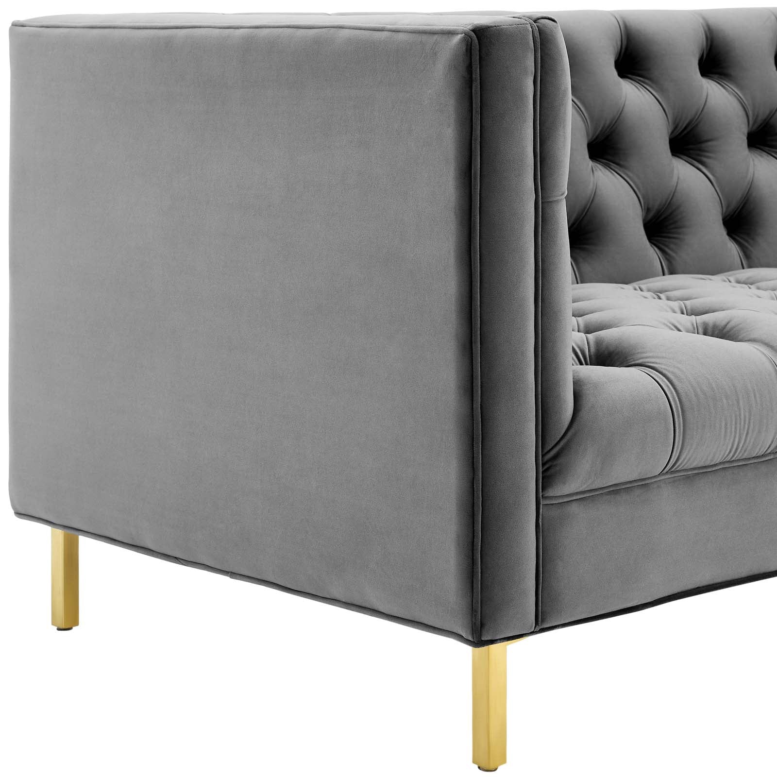 Delight Tufted Button Performance Velvet Sofa by Modway