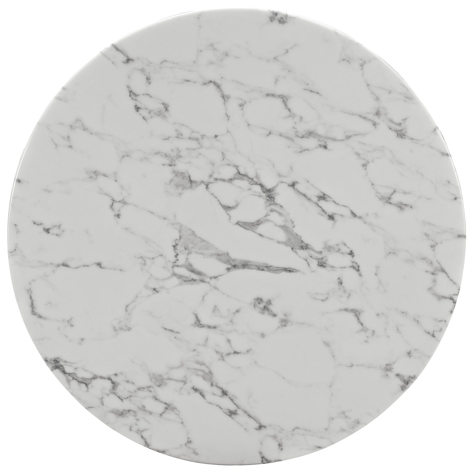 Lippa 40" Round Faux Marble Dining Table by Modway