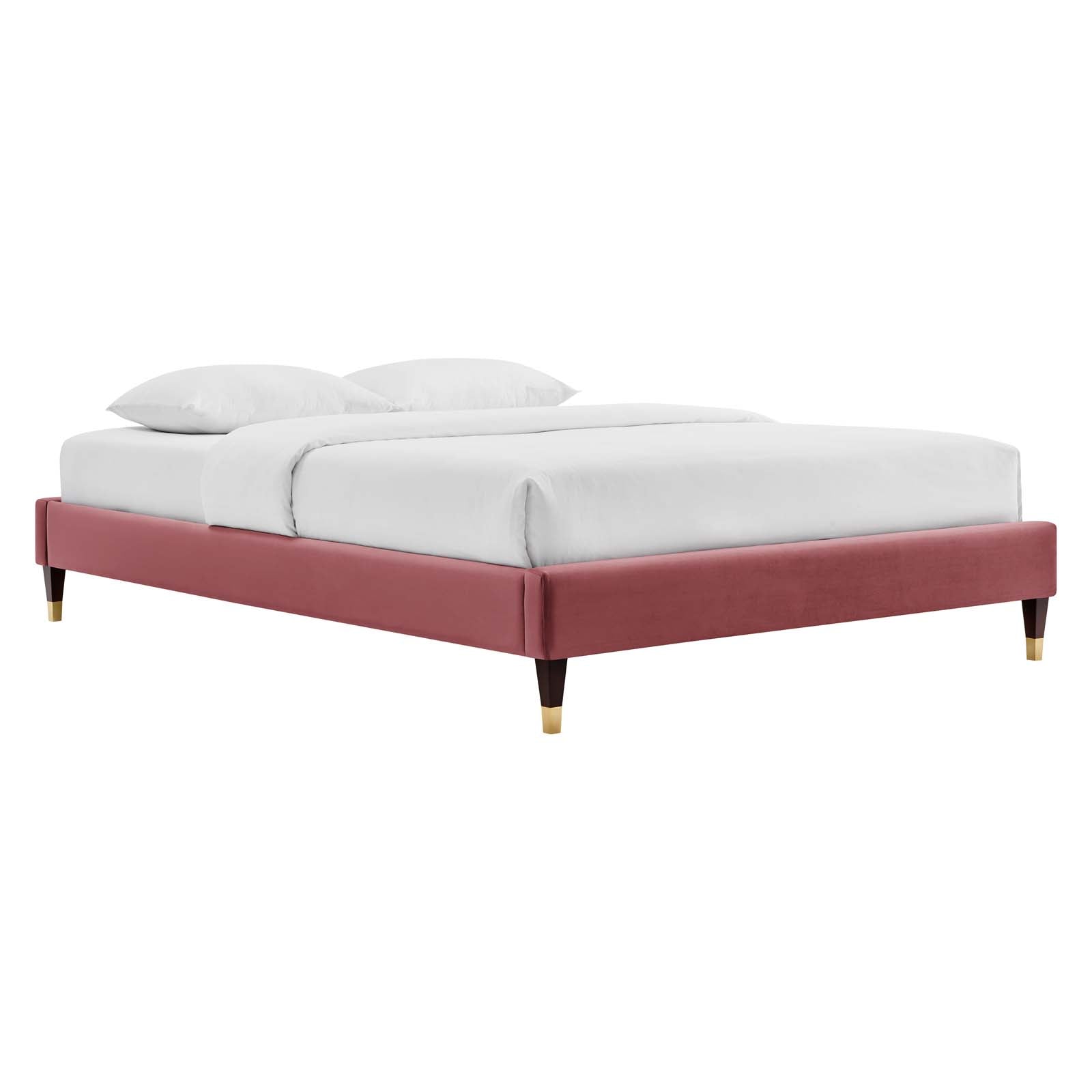 Harlow Performance Velvet Twin Platform Bed Frame by Modway