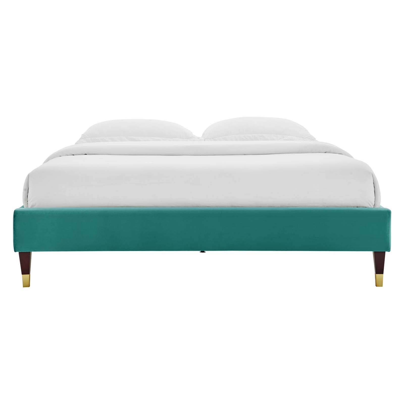 Harlow Performance Velvet Full Platform Bed Frame by Modway