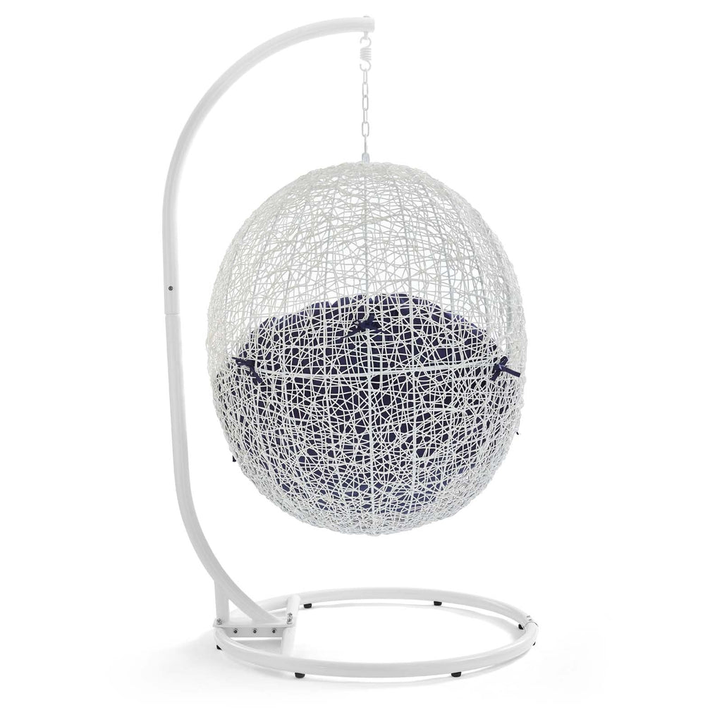 Hide Outdoor Patio Sunbrella¨ Swing Chair With Stand by Modway