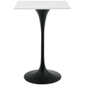 Lippa 28" Square Wood Bar Table by Modway
