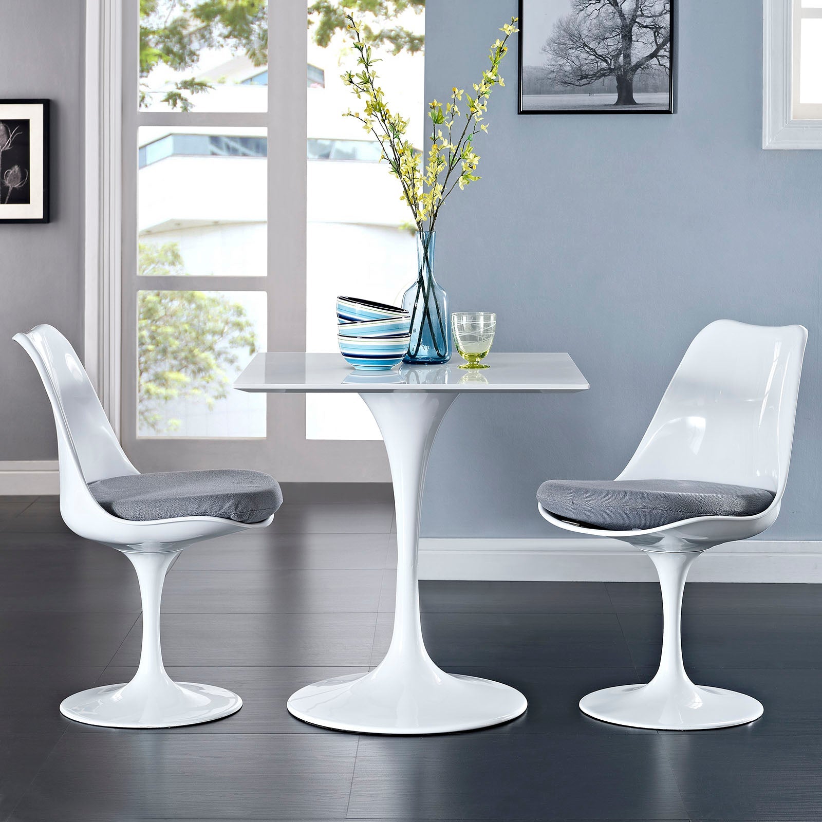 Lippa 28" Square Wood Dining Table by Modway