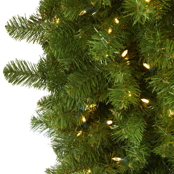 8' Sun Valley Spruce Upside Down Artificial Christmas Tree