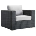 Summon Outdoor Patio Fabric Sunbrella¨ Armchair by Modway