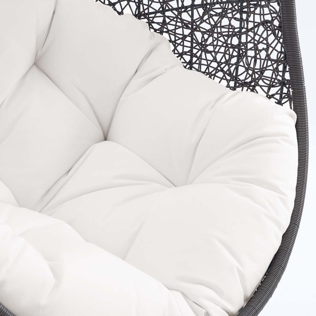 Hide Outdoor Patio Sunbrella¨ Swing Chair With Stand by Modway