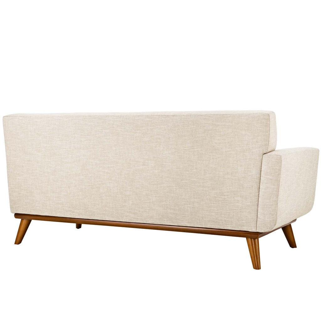 Engage Left-Arm Upholstered Fabric Loveseat by Modway