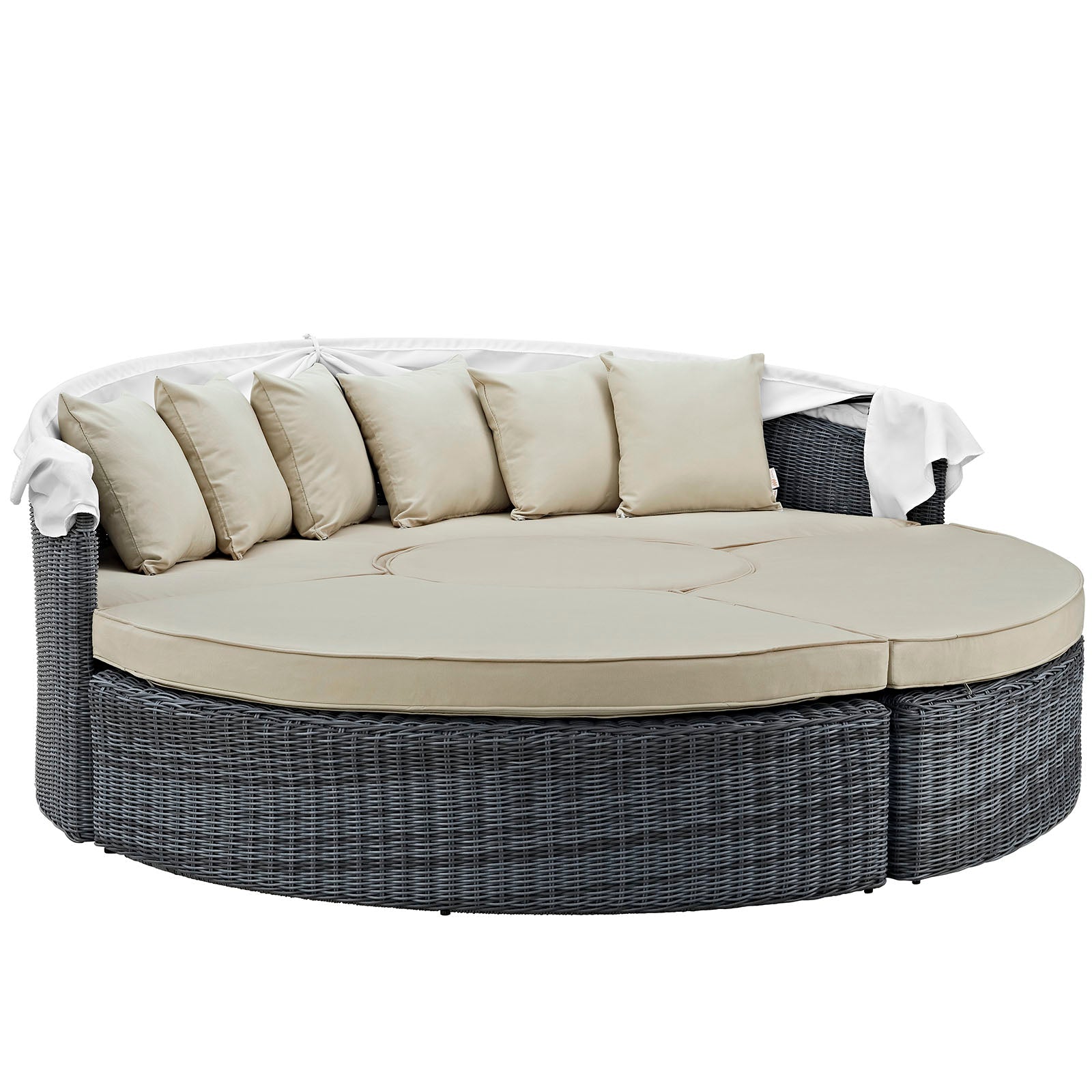 Summon Canopy Outdoor Patio Sunbrella¨ Daybed by Modway