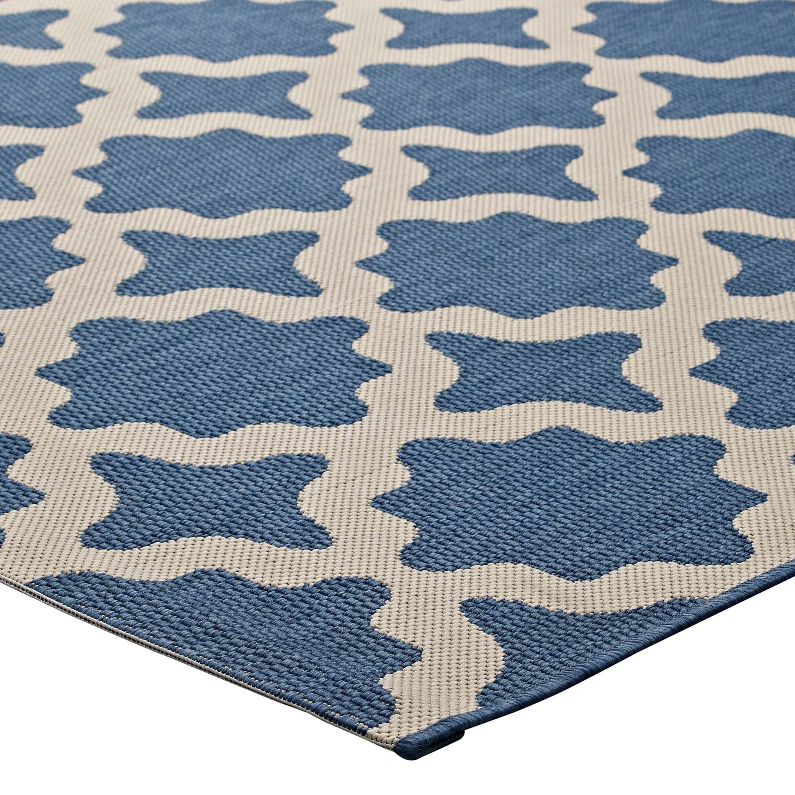 Cerelia Moroccan Trellis Indoor and Outdoor 8x10 Area Rug by Modway