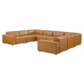 Restore 8-Piece Vegan Leather Sectional Sofa by Modway