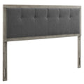 Draper Tufted Fabric and Wood Queen Headboard by Modway