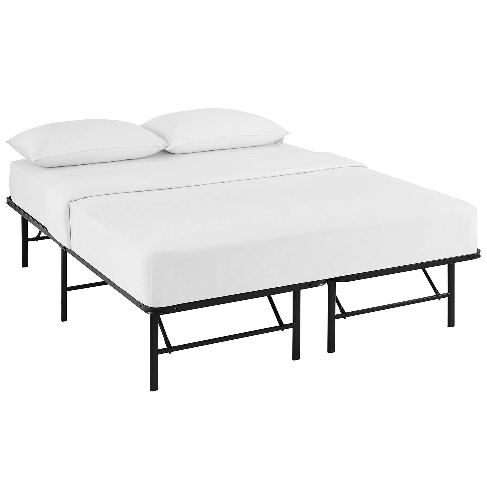 Horizon Stainless Steel Queen Bed Frame by Modway