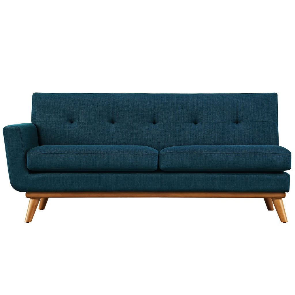 Engage Left-Arm Upholstered Fabric Loveseat by Modway
