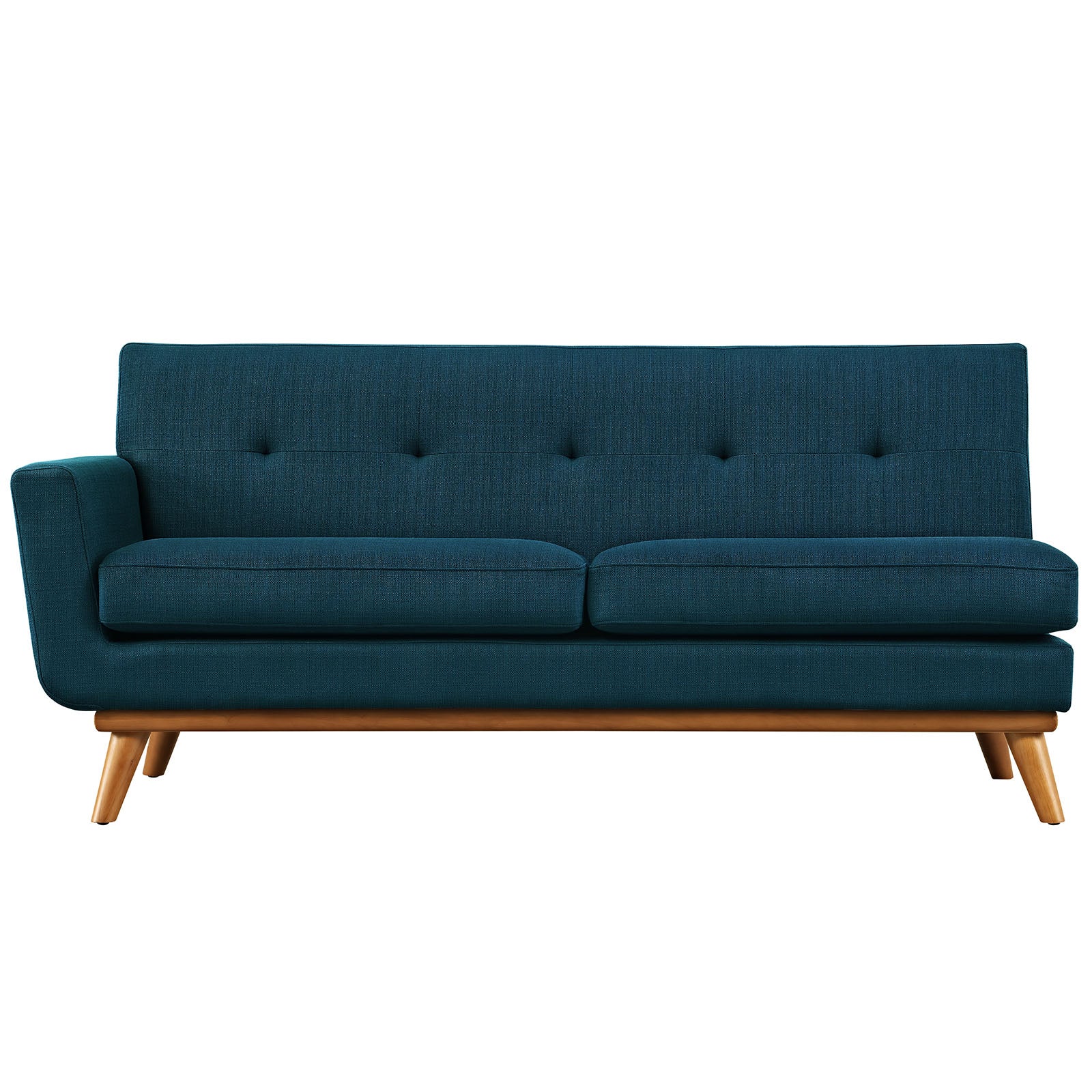 Engage Left-Arm Upholstered Fabric Loveseat by Modway