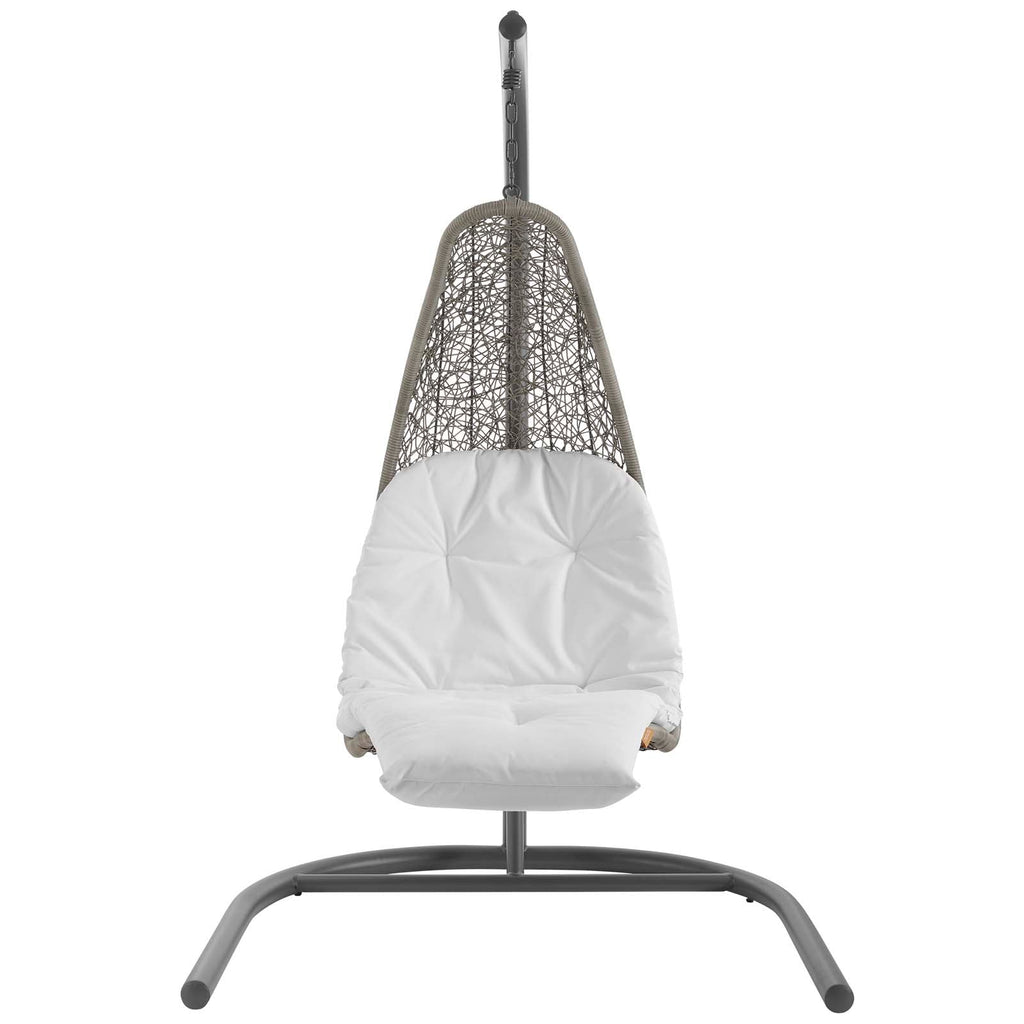 Landscape Hanging Chaise Lounge Outdoor Patio Swing Chair by Modway