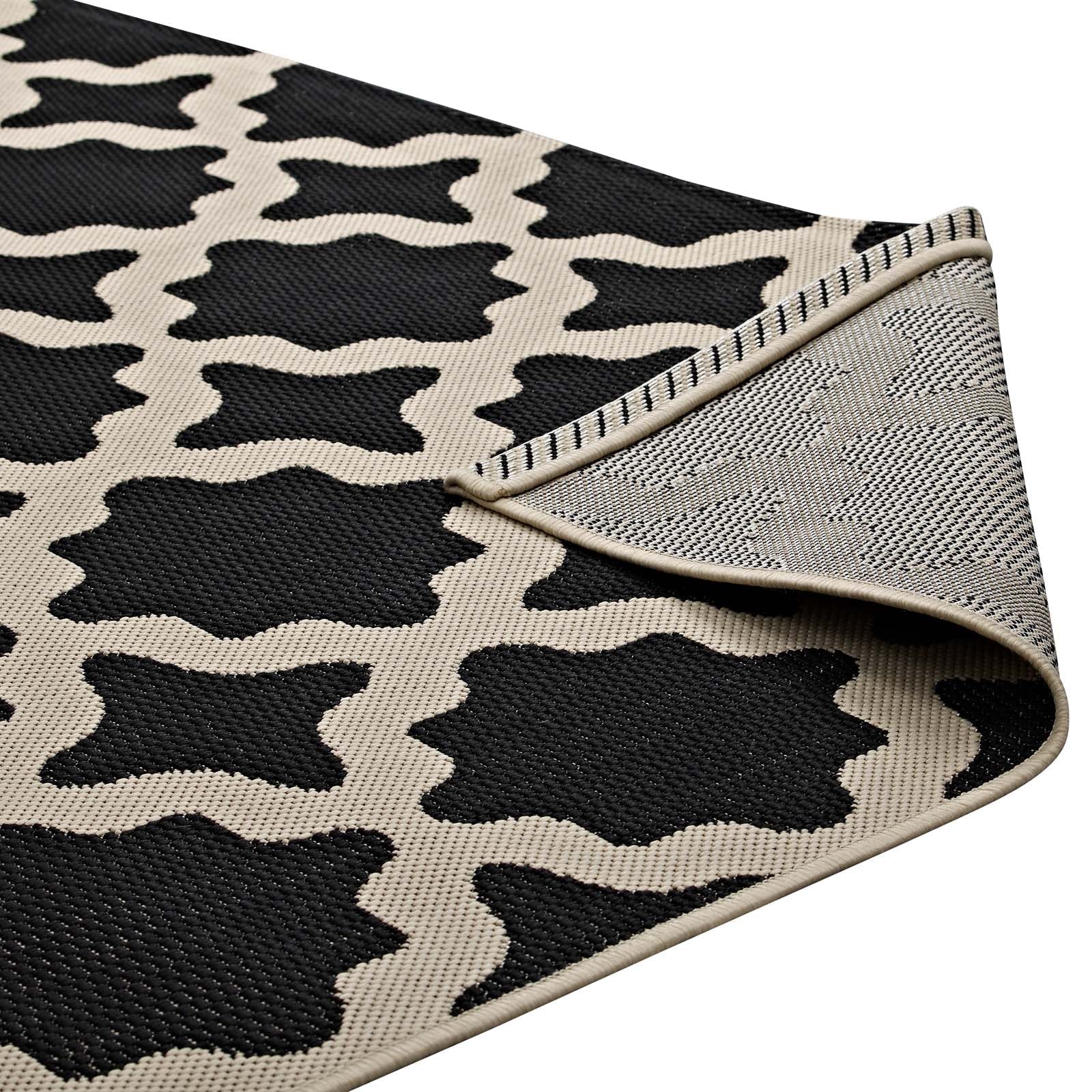 Cerelia Moroccan Trellis Indoor and Outdoor 8x10 Area Rug by Modway