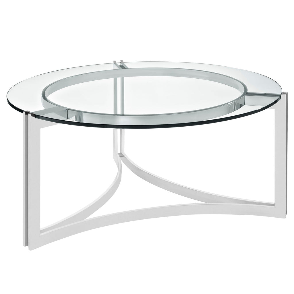 Signet Stainless Steel Coffee Table by Modway