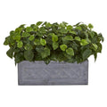 Pothos Artificial Plant in Stone Planter