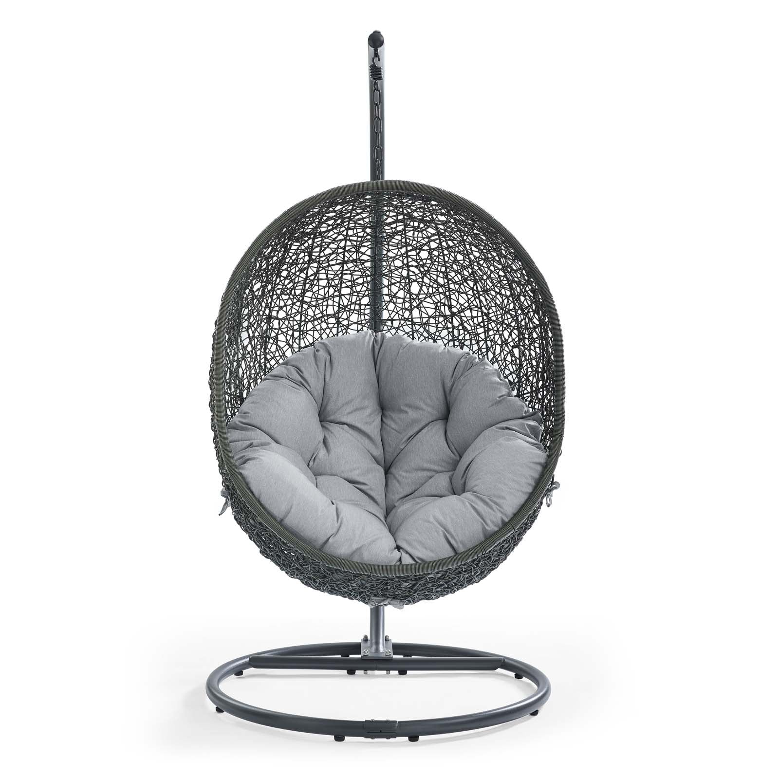 Hide Outdoor Patio Sunbrella¨ Swing Chair With Stand by Modway