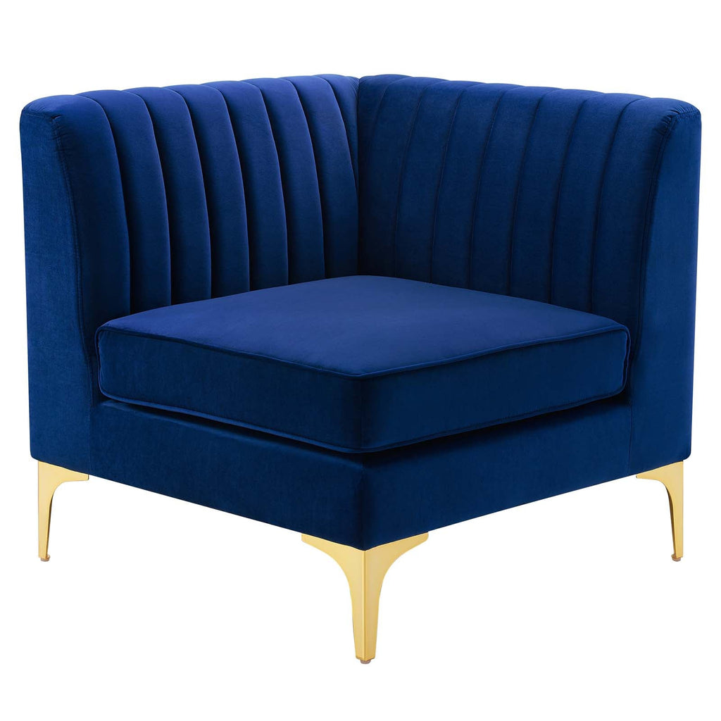 Triumph Channel Tufted Performance Velvet Loveseat by Modway