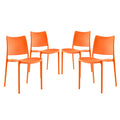 Hipster Dining Side Chair Set of 4 by Modway