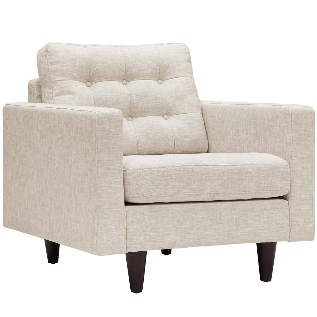 Empress Upholstered Fabric Armchair by Modway