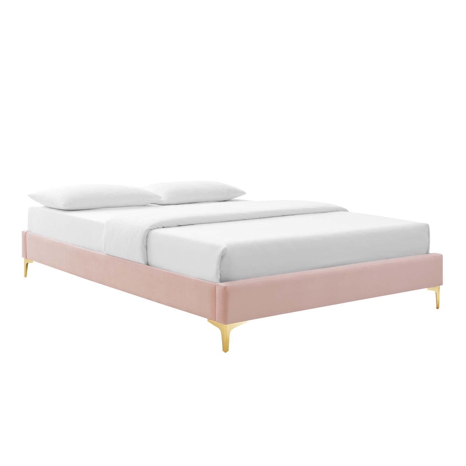 Elise Performance Velvet King Platform Bed by Modway