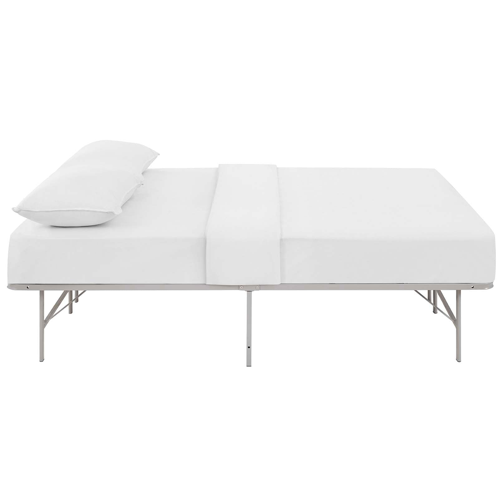 Horizon Stainless Steel Queen Bed Frame by Modway