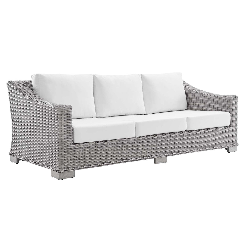Conway 4-Piece Sunbrella¨ Outdoor Patio Wicker Rattan Furniture Set by Modway