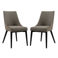 Viscount Fabric Dining Side Chair Set of 2 by Modway