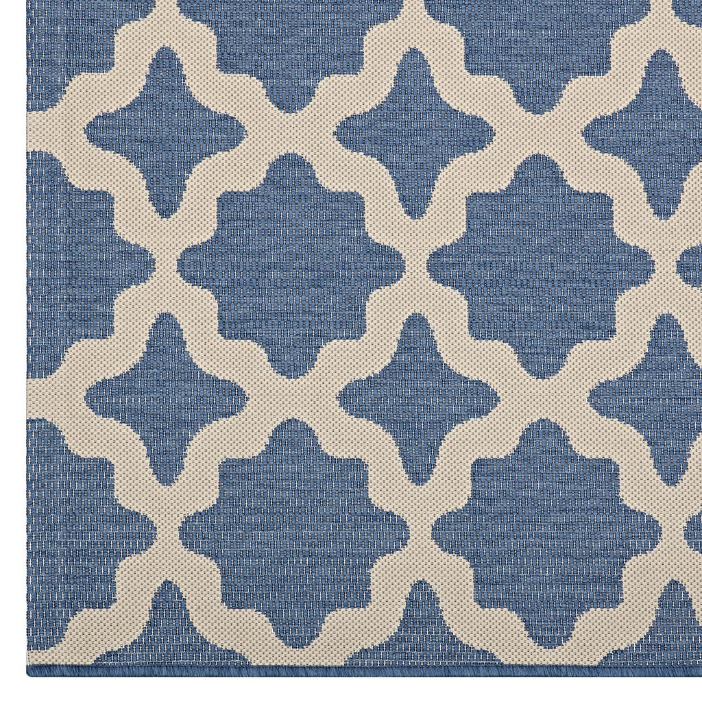Cerelia Moroccan Trellis Indoor and Outdoor 8x10 Area Rug by Modway