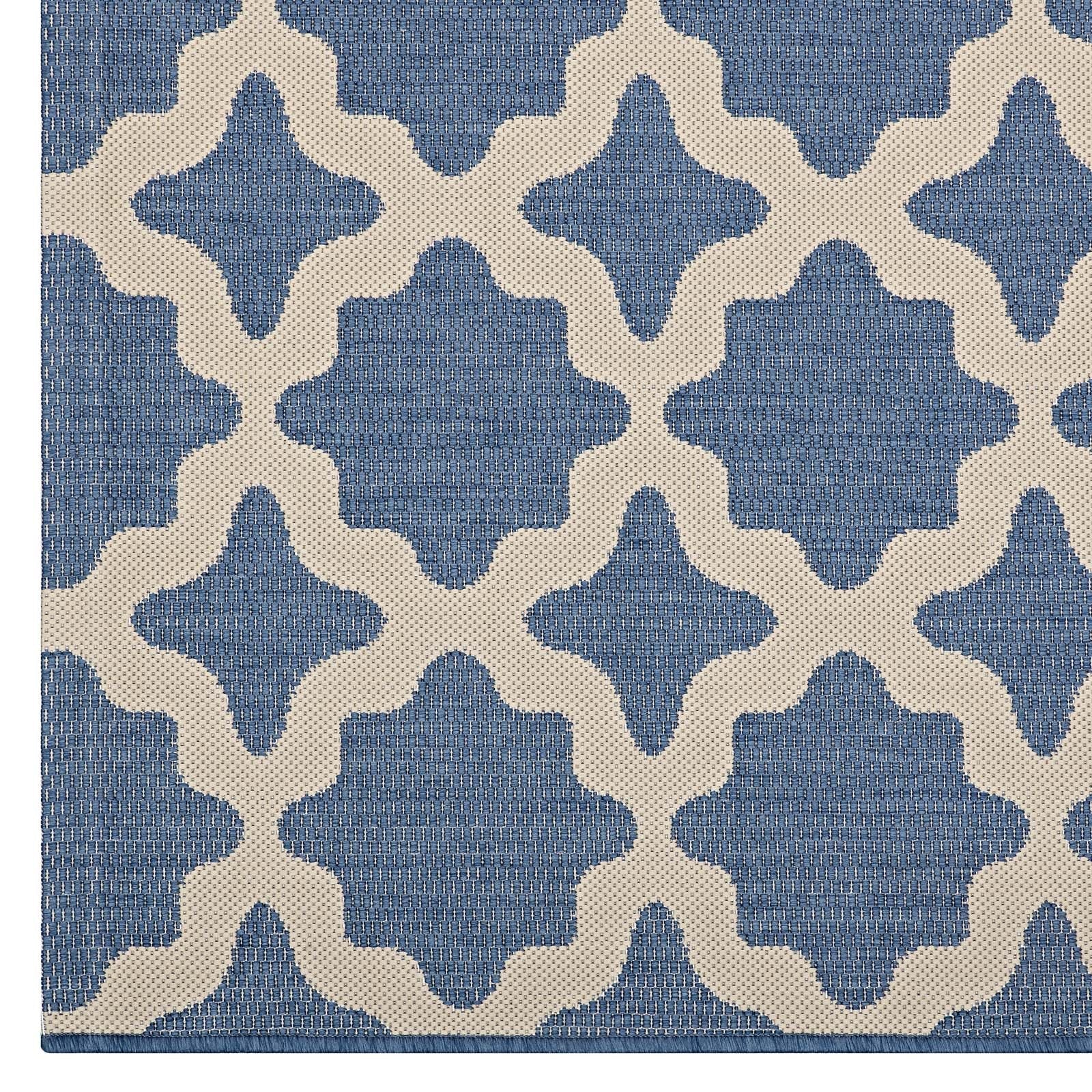 Cerelia Moroccan Trellis Indoor and Outdoor 8x10 Area Rug by Modway