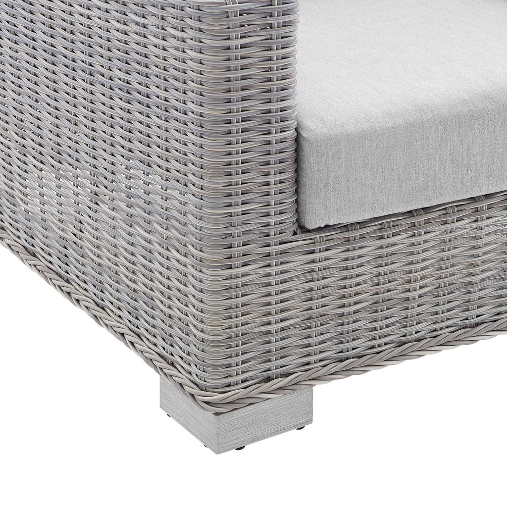 Conway Sunbrella¨ Outdoor Patio Wicker Rattan Loveseat by Modway