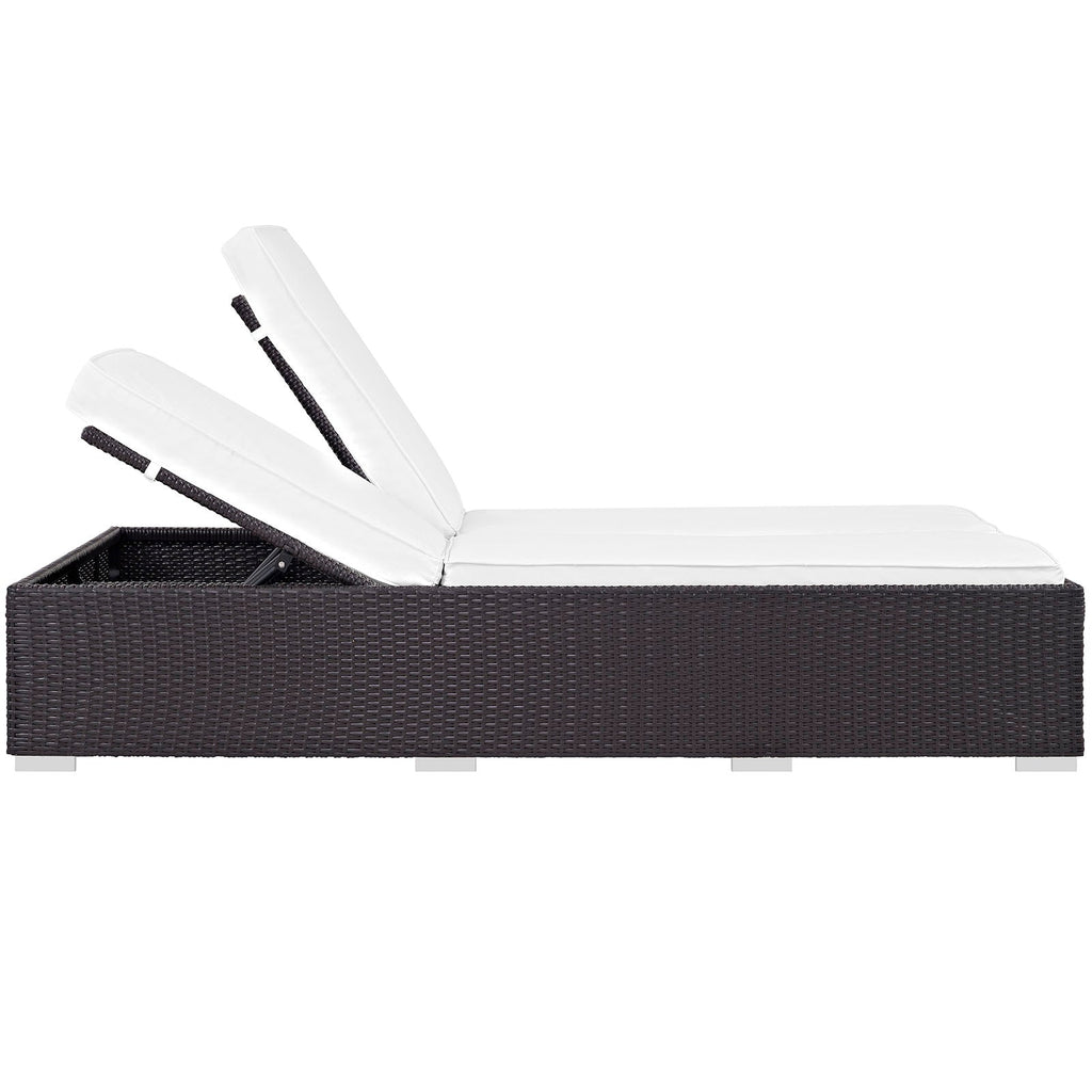 Convene Double Outdoor Patio Chaise by Modway