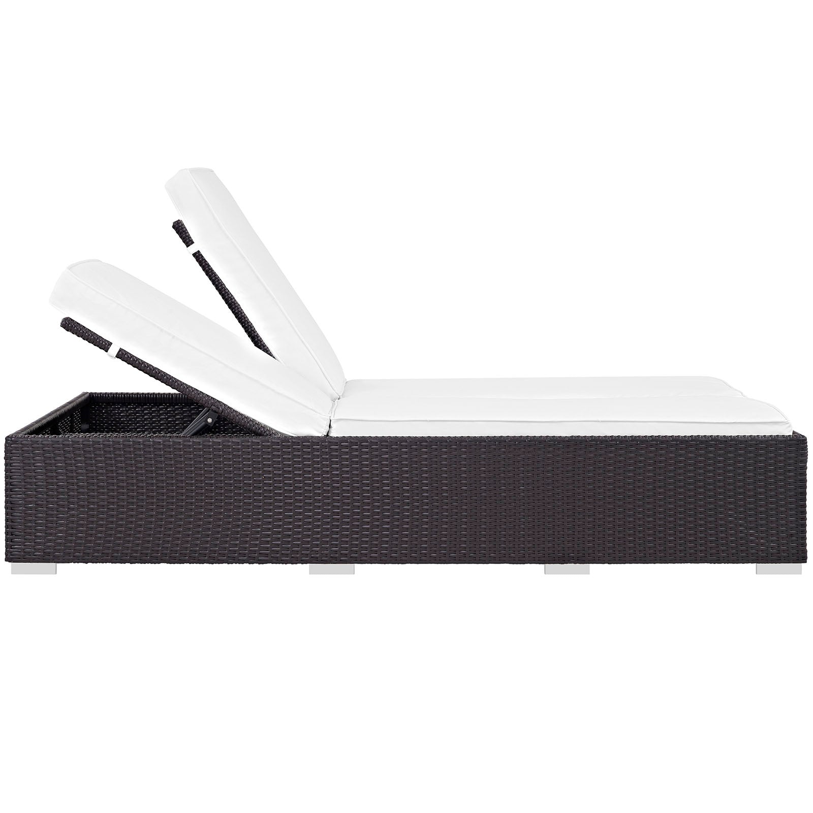 Convene Double Outdoor Patio Chaise by Modway