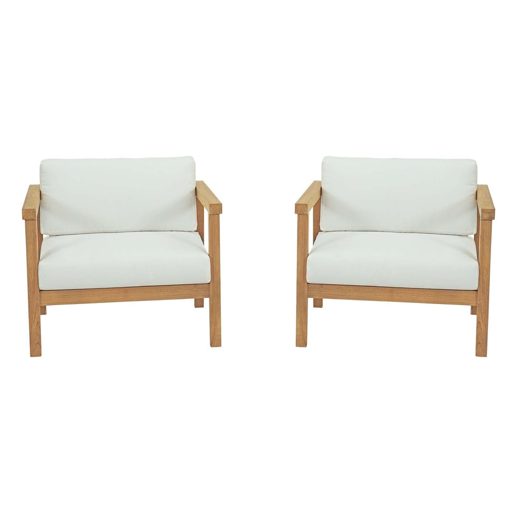 Bayport 2 Piece Outdoor Patio Teak Set by Modway