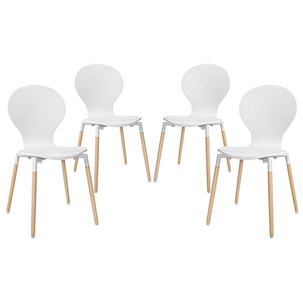 Path Dining Chair Set of 4 by Modway
