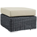 Summon Outdoor Patio Sunbrella¨ Ottoman by Modway