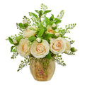 Camellia and Maiden Hair Artificial Arrangement
