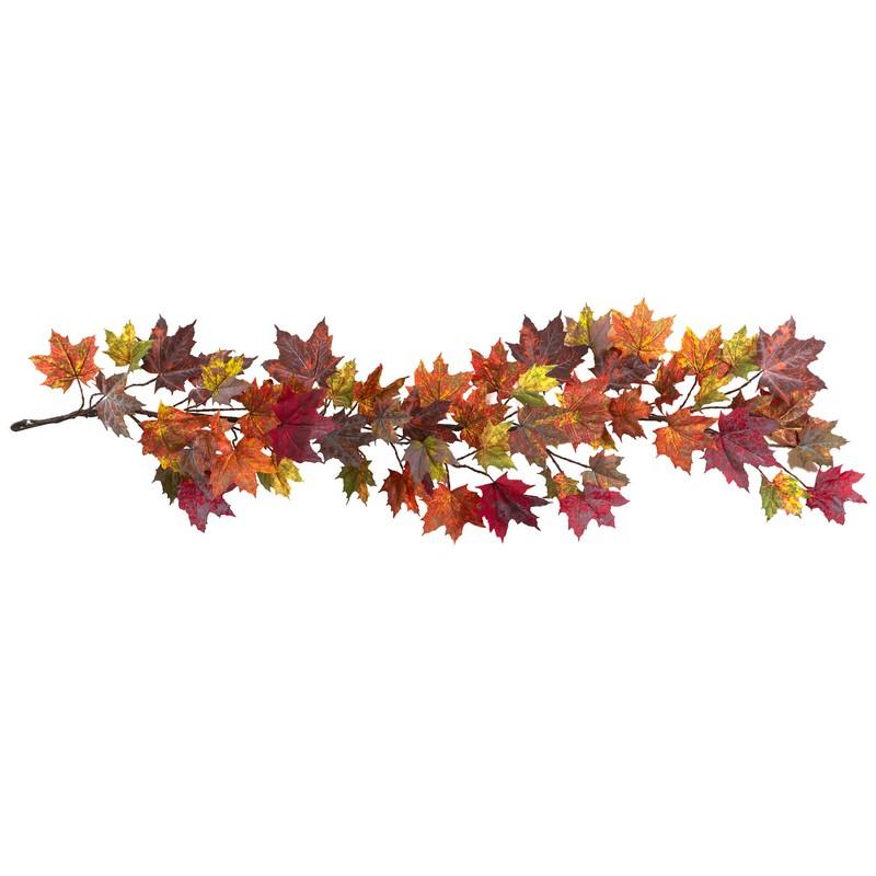 60"  Maple Leaf Garland
