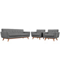 Engage Armchairs and Sofa Set of 3 by Modway
