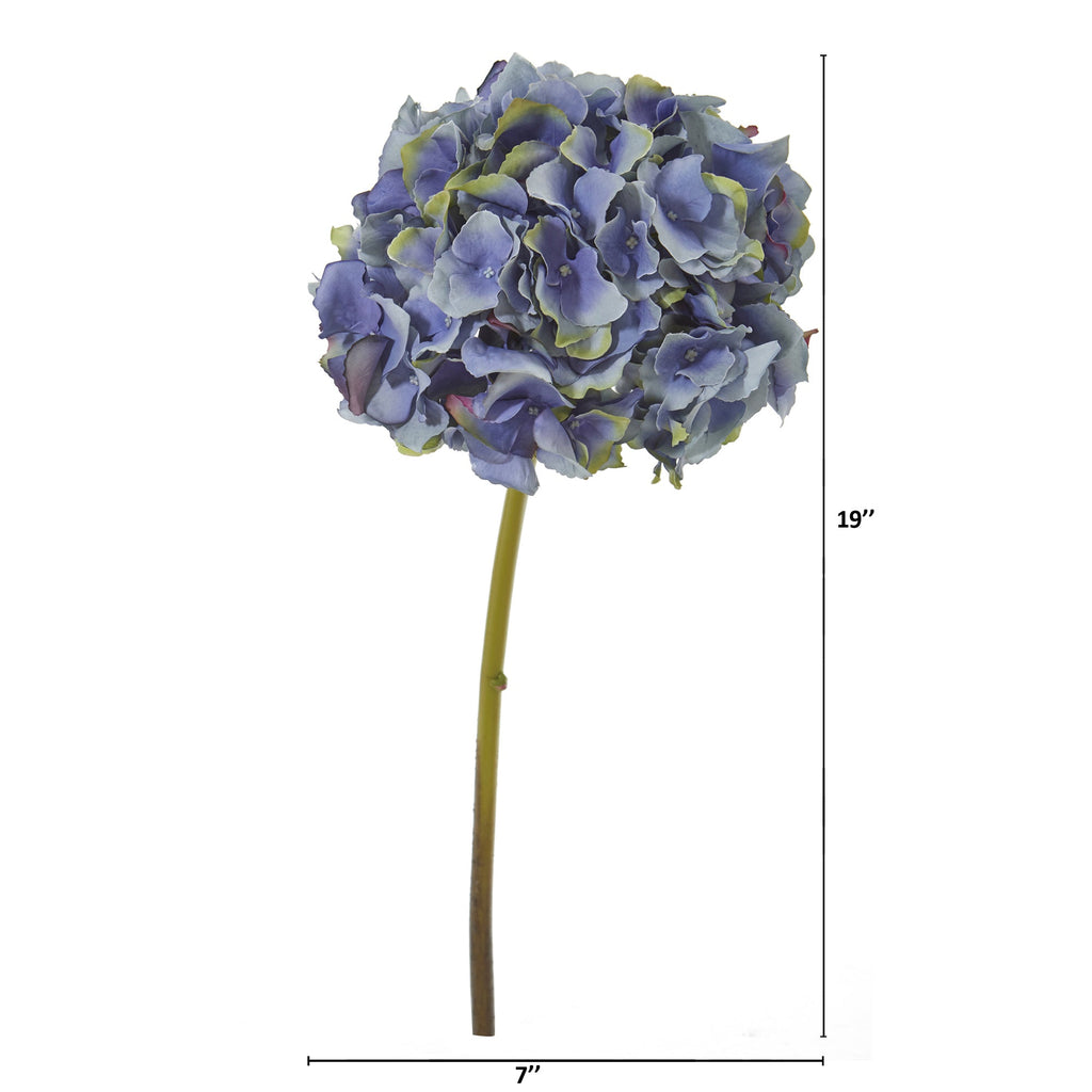 19" Hydrangea Artificial Flower (Set of 6)