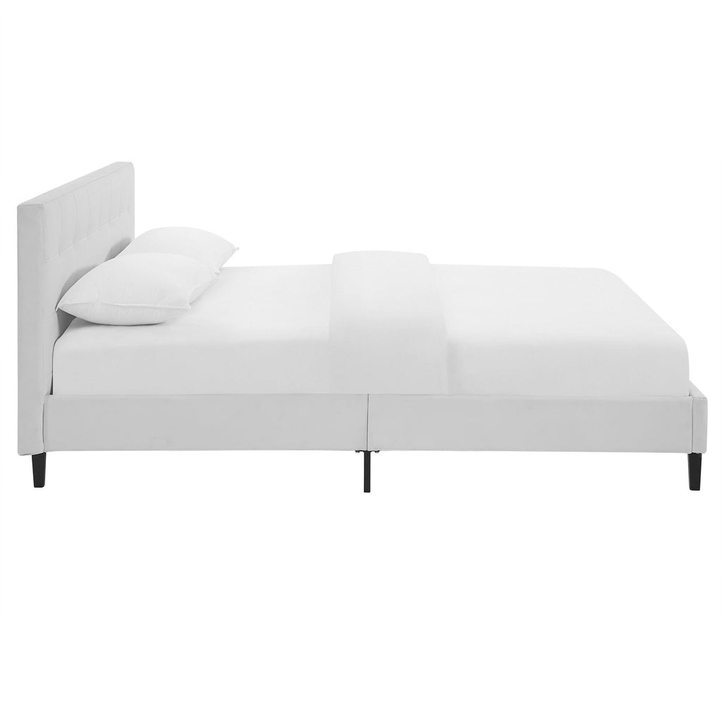 Linnea Faux Leather Queen Bed by Modway