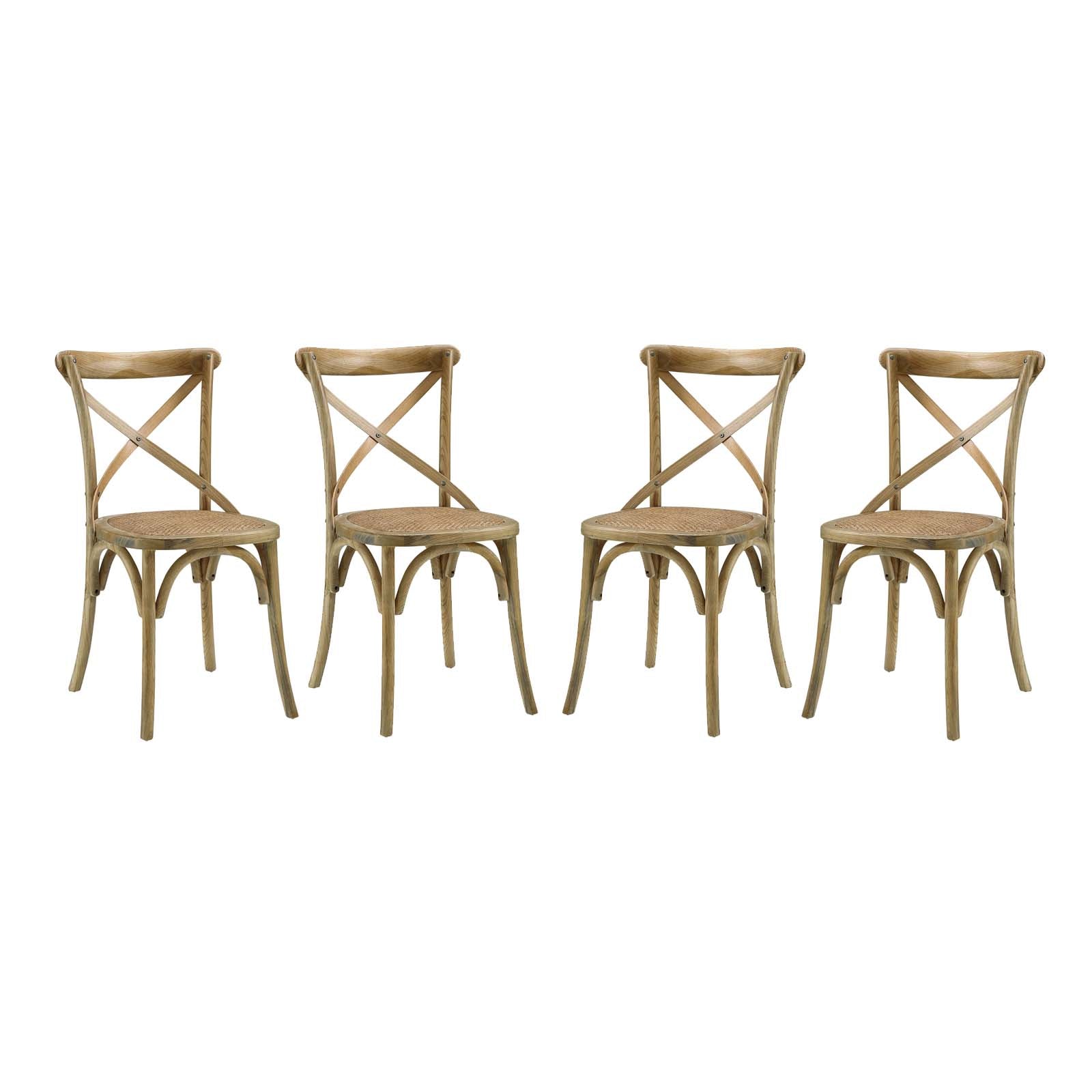 Gear Dining Side Chair Set of 4 by Modway