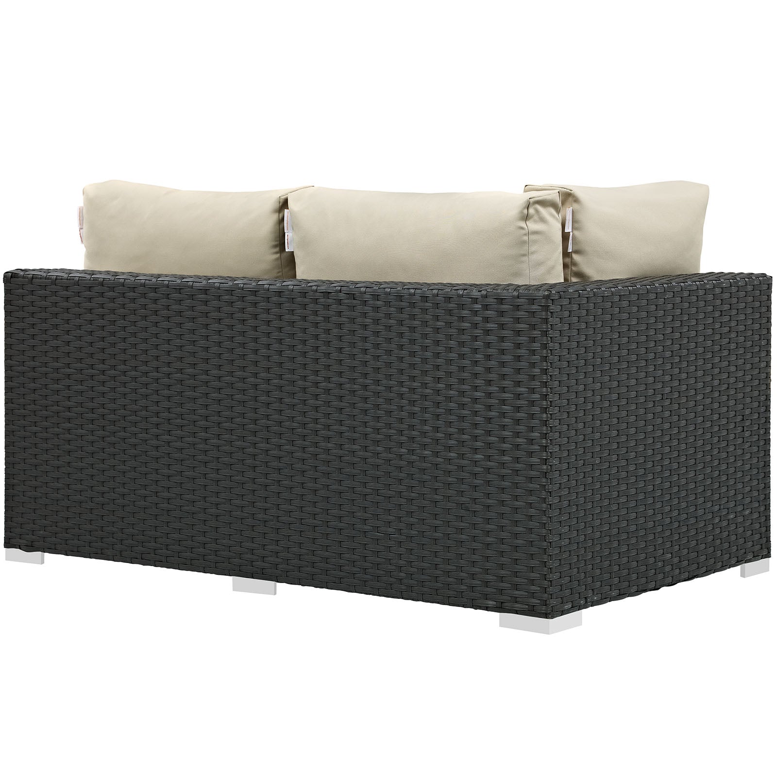 Sojourn Outdoor Patio Sunbrella¨ Left Arm Loveseat by Modway